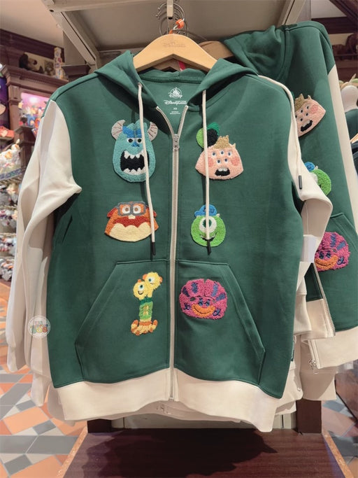 HKDL -  Monster University Zip Up Hoodie for Adults