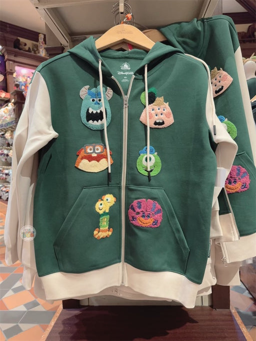 HKDL - Monster University Zip Up Hoodie for Adults