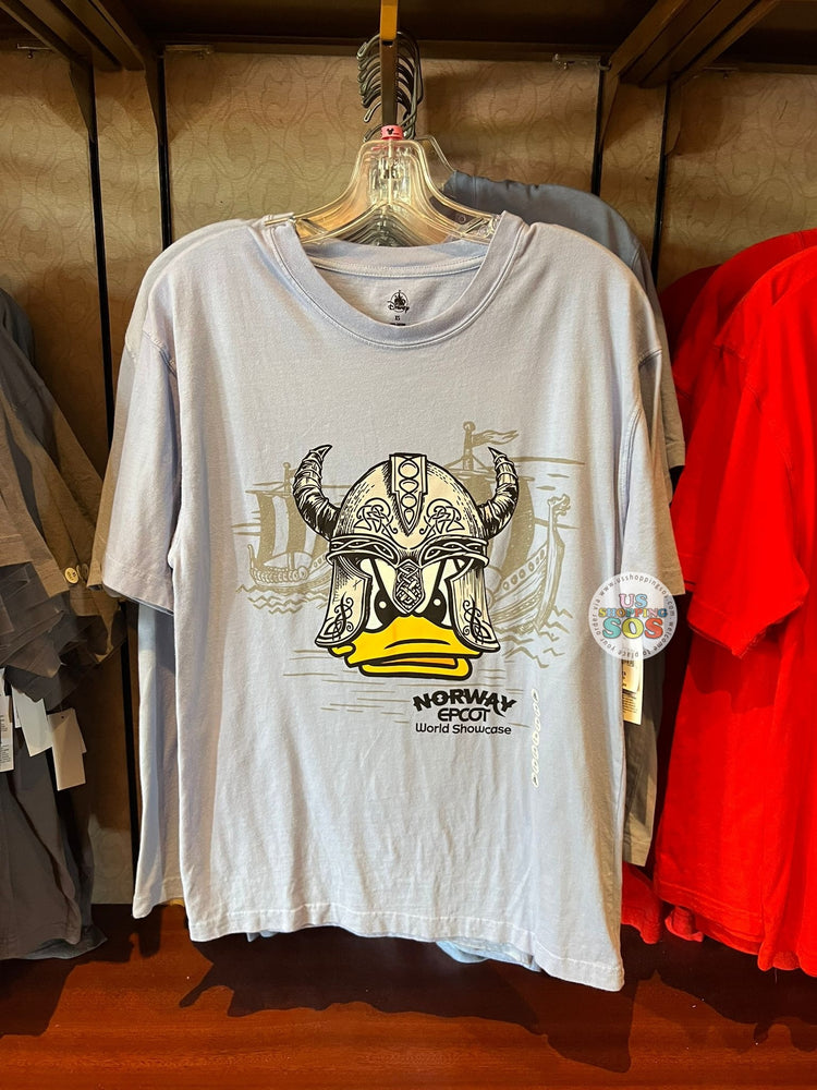 WDW - EPCOT World Showcase - Norway Viking Donald Pale Blue Graphic Tee (Adult)