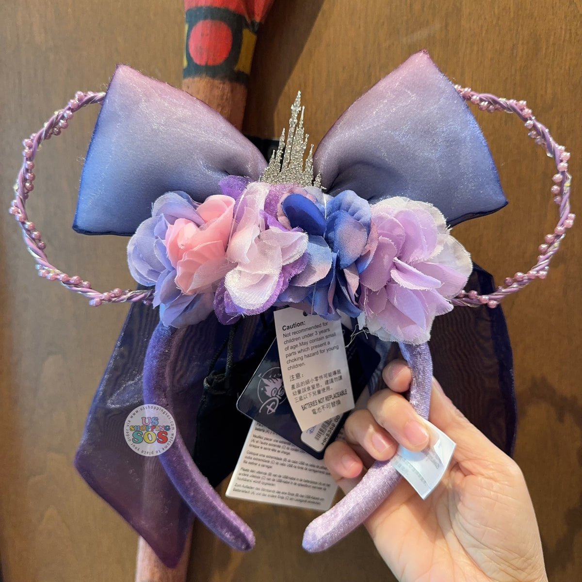 Hong Kong Disneyland 20th Anniversary Skyline Light-Up Ear Headband HKDL NWT 20th Anniversary Grand Celebration Skyline Light Up Ears  main image 3