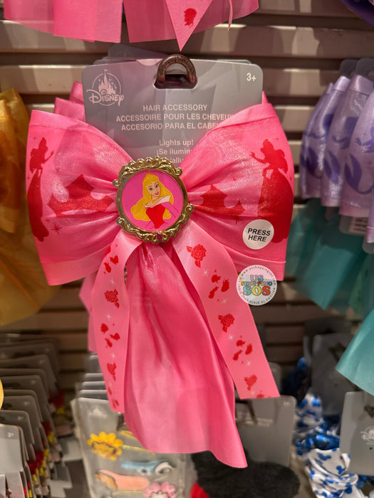 DLR/WDW - Disney Princess - Aurora Light-Up Bow Hair Clip