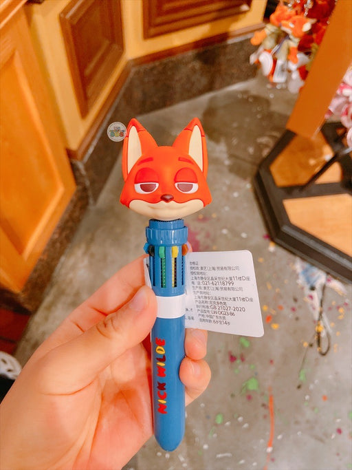 SHDL - Nick Wilde Multicolor Ballpoint Pens All In One