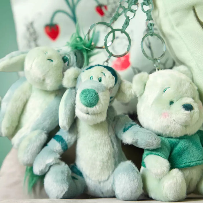 HKDS - Winnie the Pooh & Friends x Tigger Green Plush Keychain