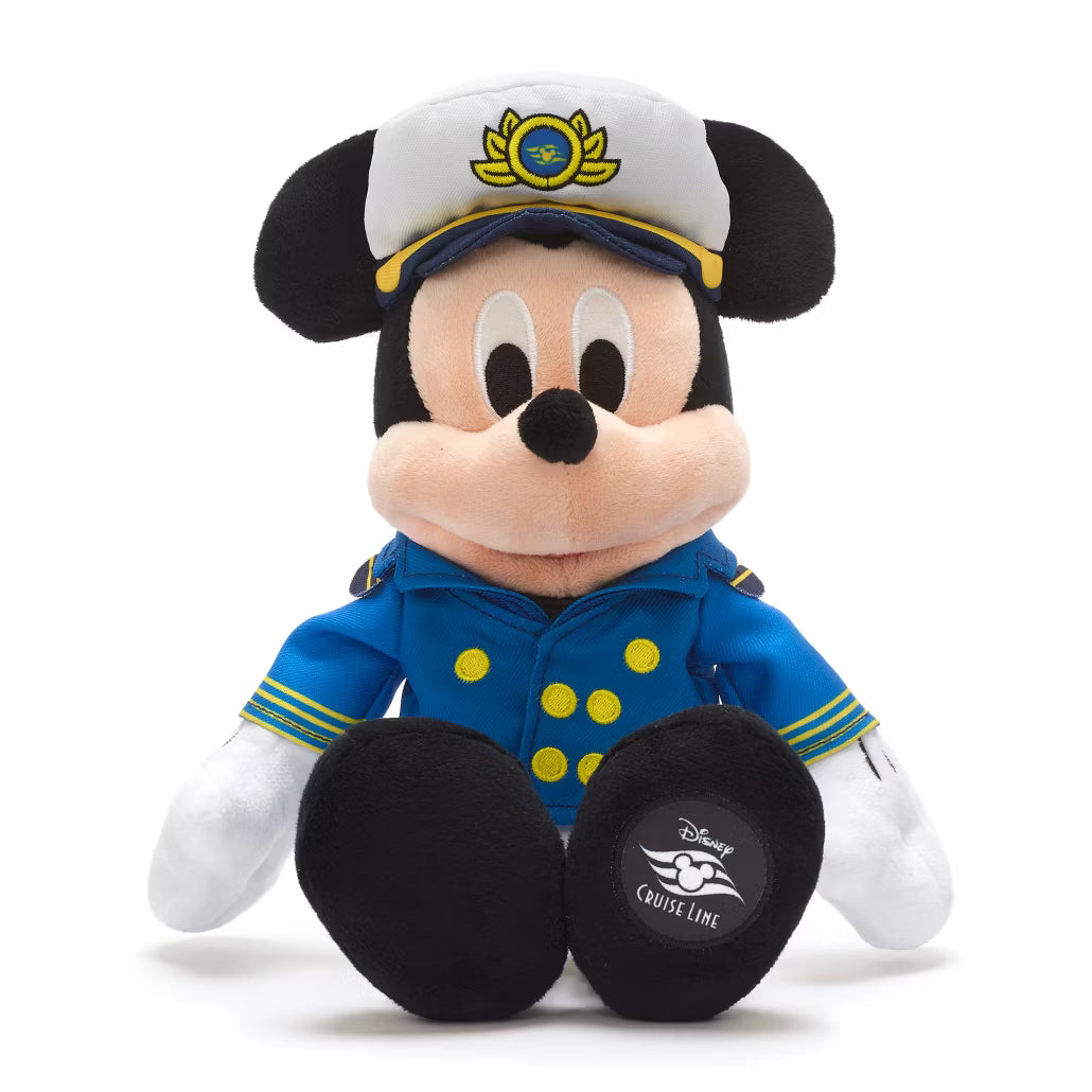 DSEU - 2026 Disney Cruise Line Captain Mickey Mouse Small Soft Toy