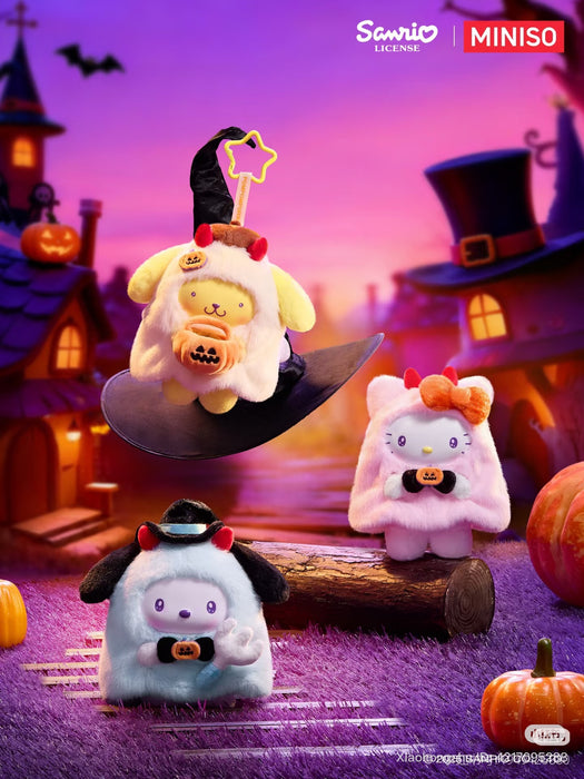 MINISO - Sanrio Characters ‘Halloween 2025’ Vinyl Plush Pendant Mystery Blind Box