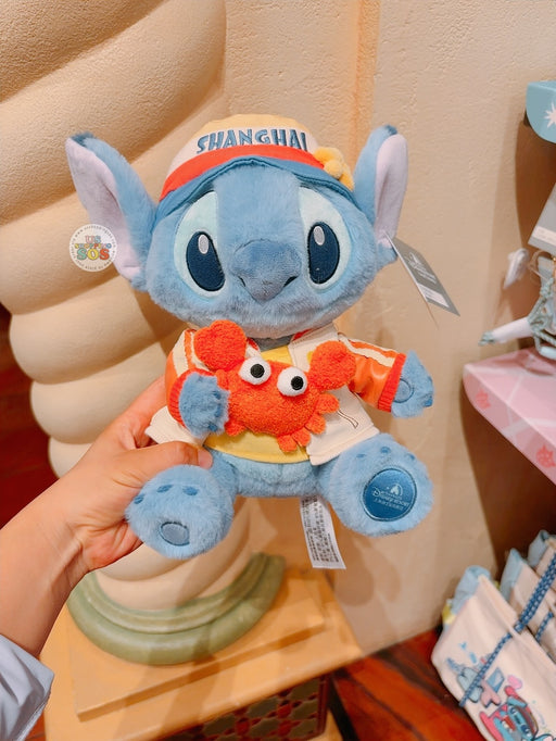 SHDL - Stitch & Angel "Travel in Shanghai" Collection x Stitch with Hairy Crab Plush Toy