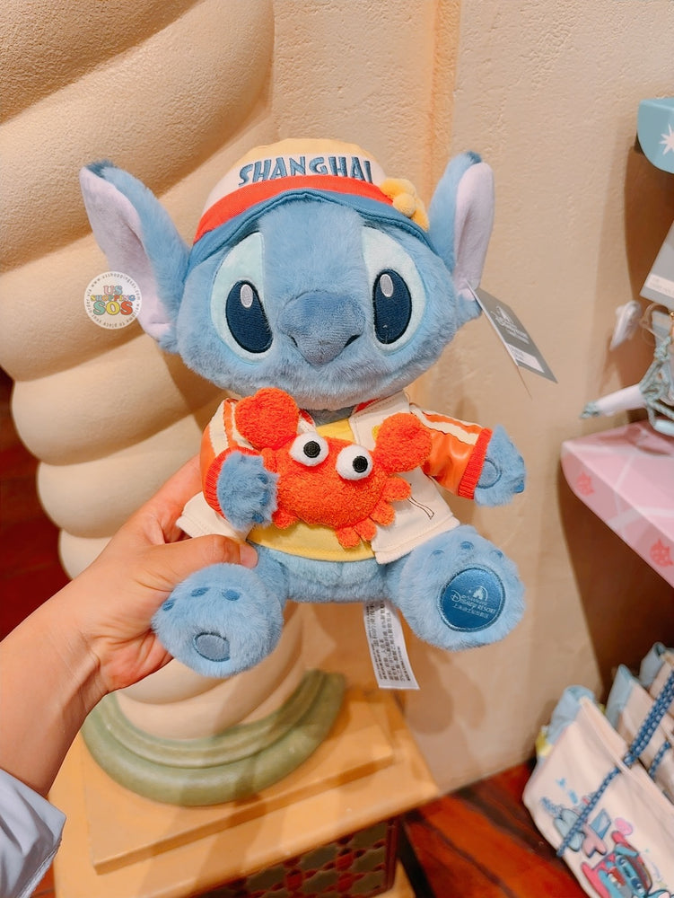 SHDL - Stitch & Angel "Travel in Shanghai" Collection x Stitch with Hairy Crab Plush Toy