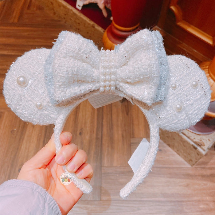 SHDL - Minnie Mouse Tweed & Pearl Headband