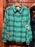 DLR/WDW - Goofy Black/Green Flannel Plaid Shirt (Adult)