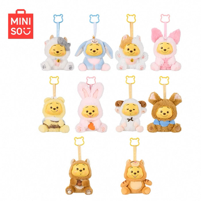 MINISO - Disney Winnie the Pooh Cosplay Party Vinyl Plush Keychain Series Mystery Blind Box