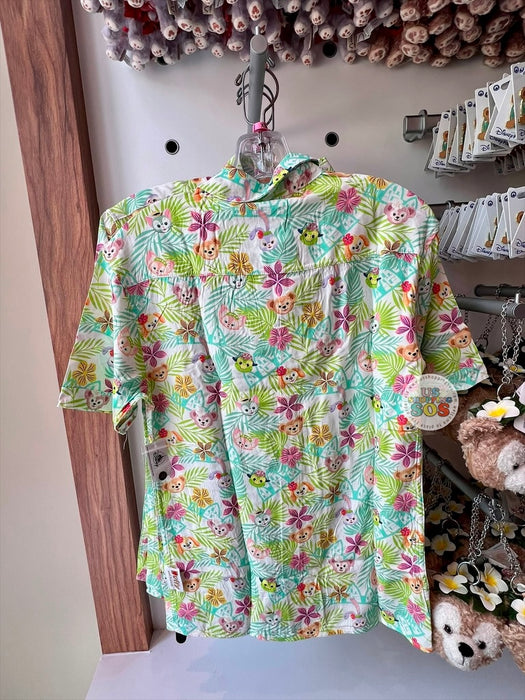 DLR/WDW - Aulani Duffy and Friends Summer Time 2026 - All-Over-Print Button-Up Shirt (Adult)