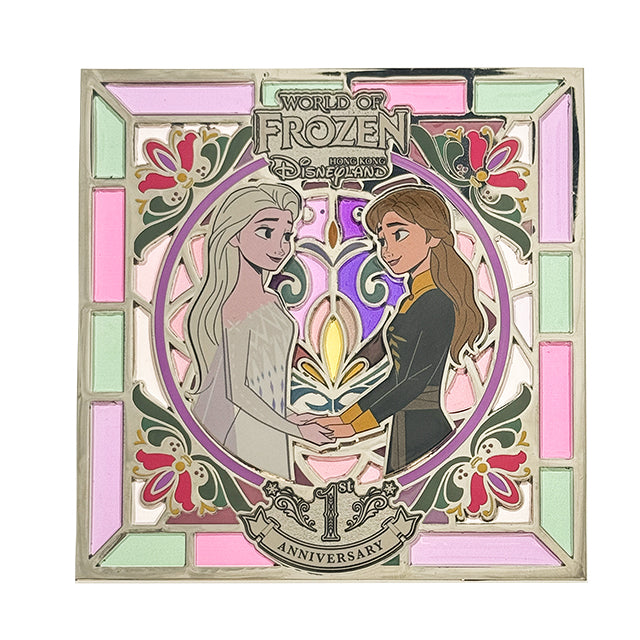 HKDL - World of Frozen 1th Anniversary Jumbo Limited Edition Pin (Limited 600)