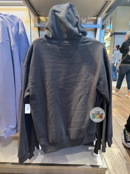 DLR/WDW - Mickey Ear Hat Sherpa Icon Black Hoodie Pullover (Adult)