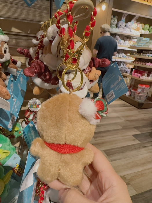 HKDL - 2025 Christmas Mickey & Friends x Scrump Plush Keychain