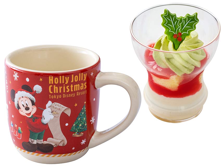 TDR - 2025 Mickey & Friends "Holly Jolly Christmas" Collection x Mickey Mouse Souvenir Mug (Release Date: Nov 10, 2025)