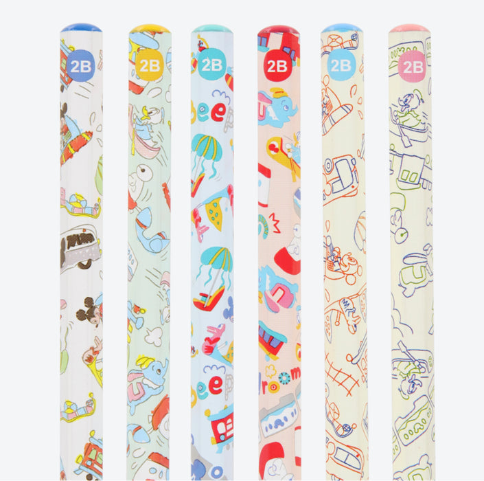 TDR - "Go-Go-Go! with Disney Vehicles" Collection x Pencil Set (Release Date: July 11, 2024)