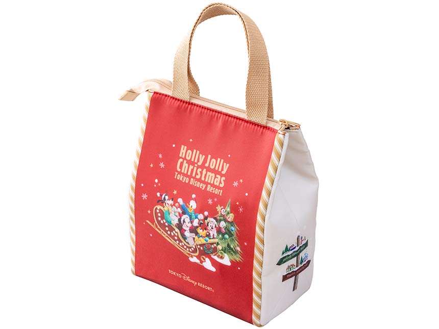 TDR - 2025 Mickey & Friends "Holly Jolly Christmas" Collection x Mickey & Friends Souvenior Insulated Lunch Bag (Release Date: Nov 10, 2025)