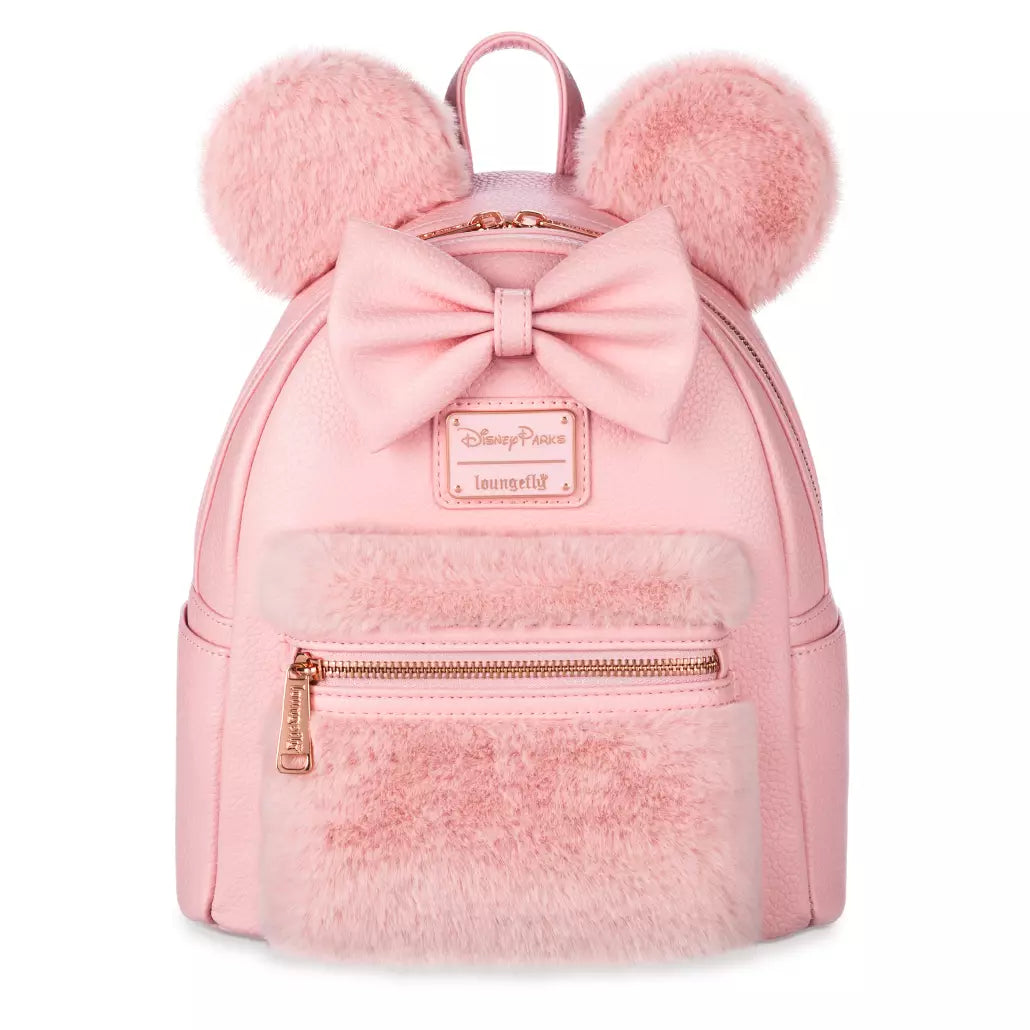 HKDS Minnie Mouse Loungefly Mini Backpack Piglet Pink USShoppingSOS