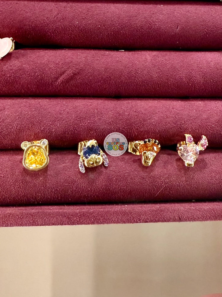 DLR/WDW - Girls Crew Winnie the Pooh & Friends Earrings Set of 4