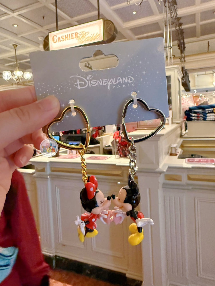 DLP - Mickey & Minnie Mouse Connecting Keychains Set