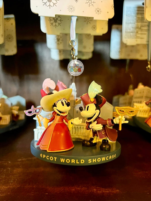 WDW - Epcot World Showcase Italy 🇮🇹 - Carnevale 2025 - Mickey & Minnie Ornament