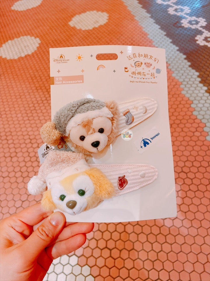 SHDL - Duffy & Friends "Cozy Together" Collection x Duffy & CookieAnn Hair Clips Set