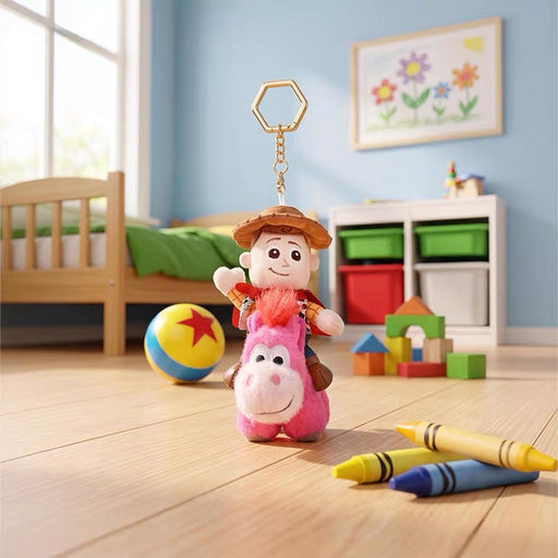 China Exclusive Potdemiel - Toy Story 5 x Woody "Riding Horse" Plush Keychain