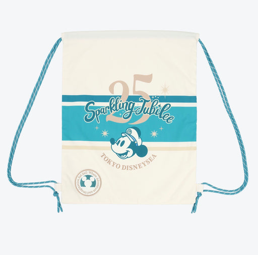 TDR - Tokyo DisneySea 25th Anniversary "Sparkling Jubilee" x Mickey Mouse Drawstring Backpack (Release Date: Apr 8, 2026)