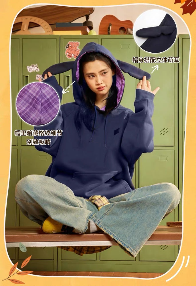 SHDS - 2026 Disney's Adorable Autumn/Winter Collection x Stitch Pullover Hoodies with Stitch Ears (Adults) (Release Date: Aug 26, 2026)