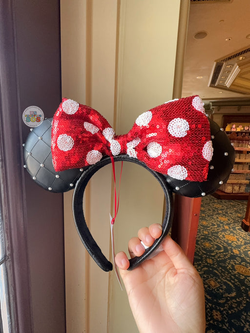HKDL - 20th Anniversary Artist Collection by Daichi Miura x Minnie Mouse Sequin Bow Pearl Ear Headband