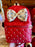 WDW - Epcot World Showcase Italy - Minnie Me Time 2025 - Red Synthetic Leather Pearl Backpack
