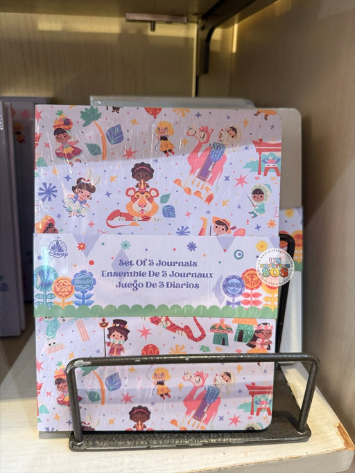DLR/WDW - It’s a Small World 2026 - Notebook Set of 3