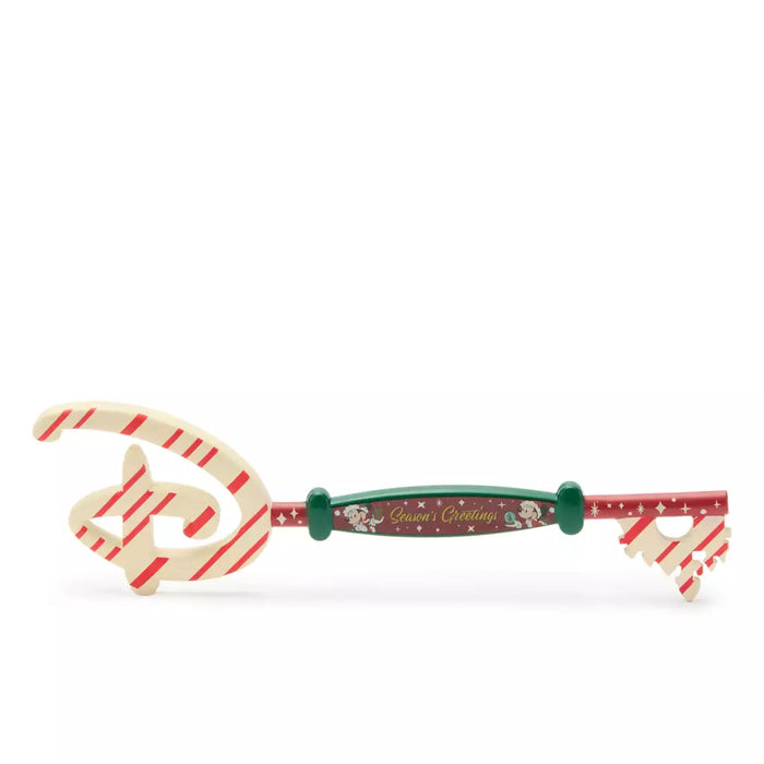 HKDS - Mickey and Minnie Mouse Christmas Collectible Key