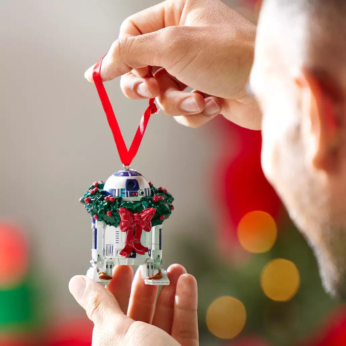 HKDS - R2-D2 Light-Up and Sound Living Magic Holiday Sketchbook Ornament, Star Wars