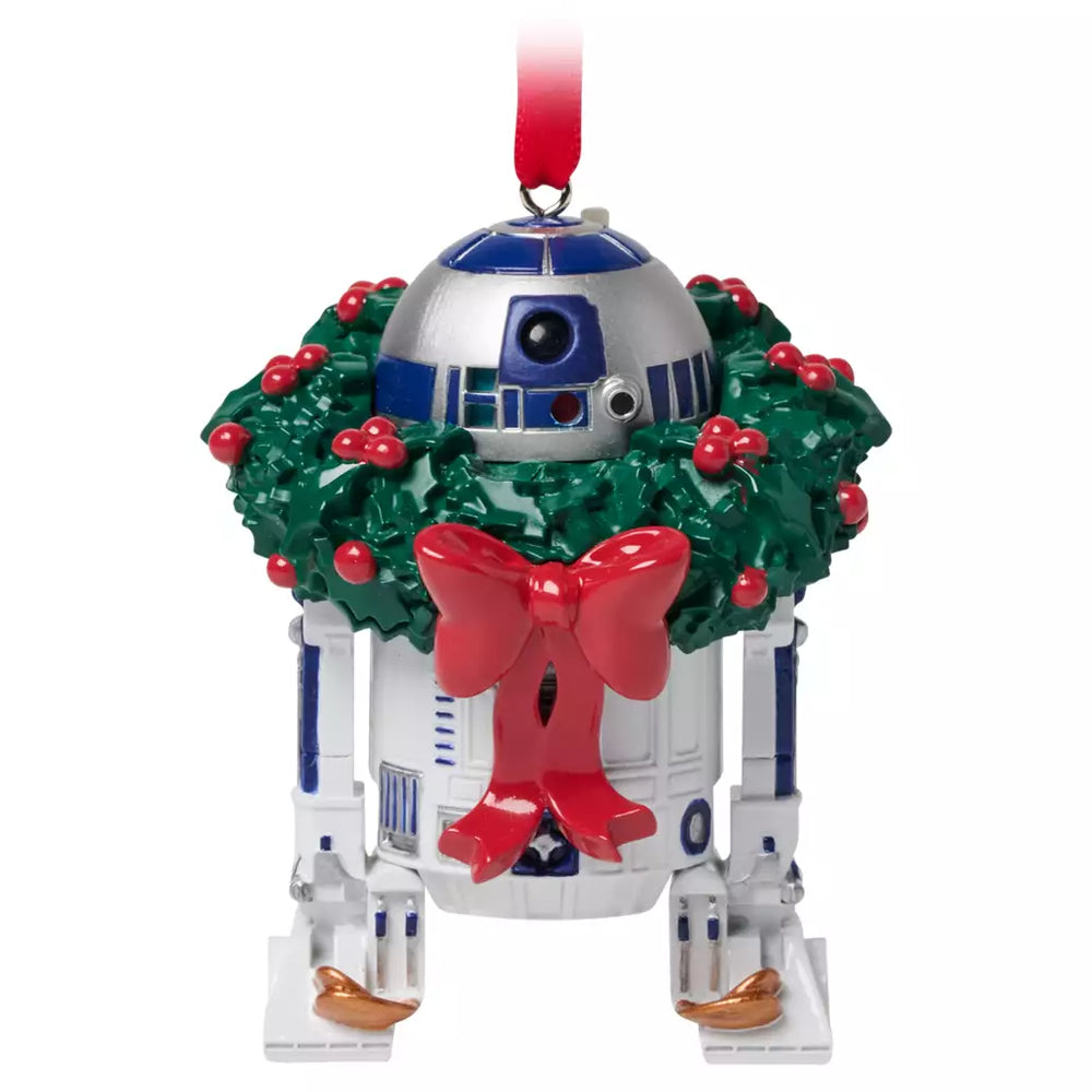 HKDS - R2-D2 Light-Up and Sound Living Magic Holiday Sketchbook Ornament, Star Wars