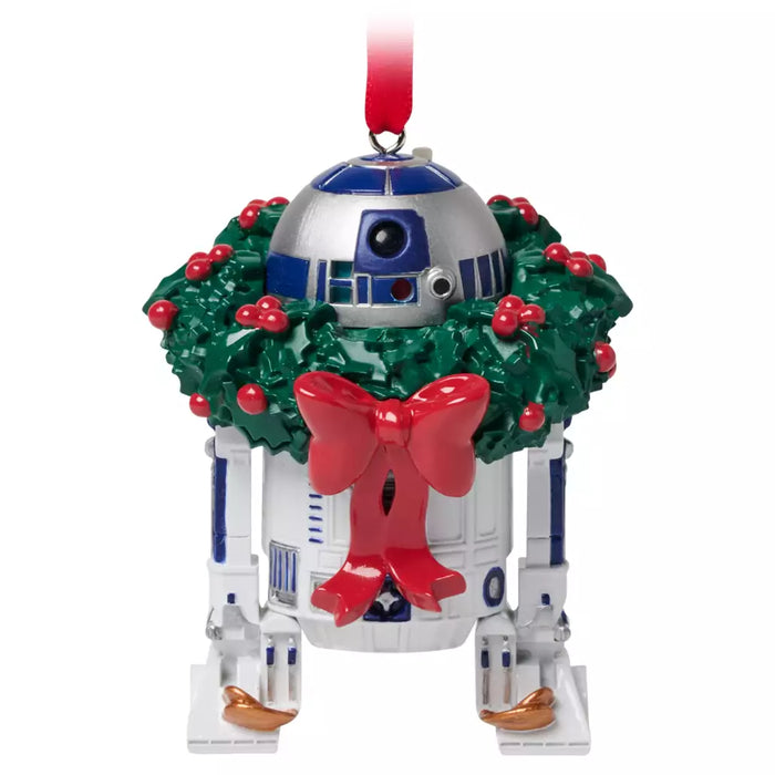 HKDS - R2-D2 Light-Up and Sound Living Magic Holiday Sketchbook Ornament, Star Wars
