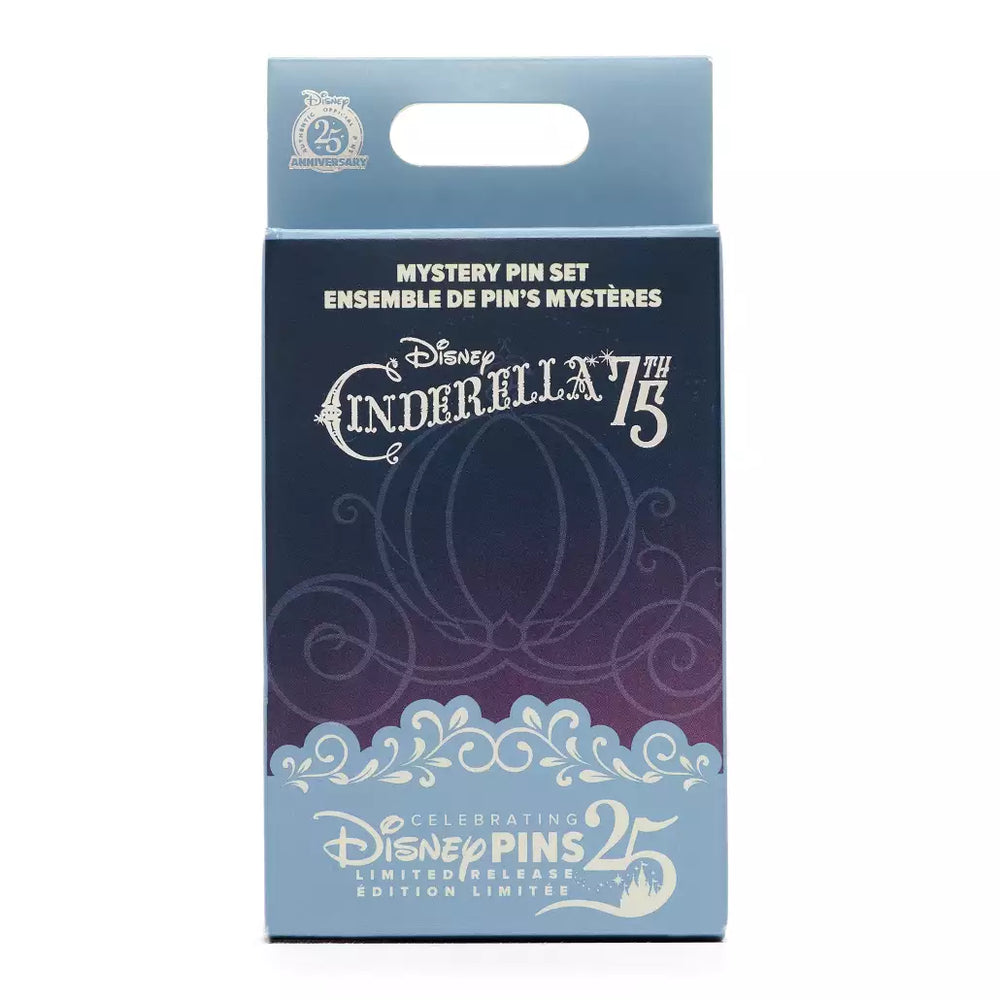 HKDL/HKDS - Cinderella 75th Anniversary 2-Piece Mystery Pin Blind Pack