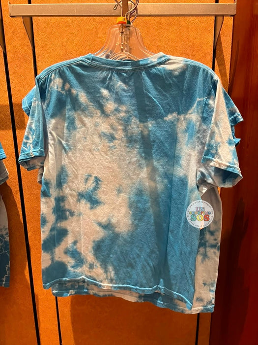 WDW - Rock ‘n’ Roller Coaster Starring The Muppets 2026 - Animal Blue Tie-Dye Graphic T-Shirt (Adult)