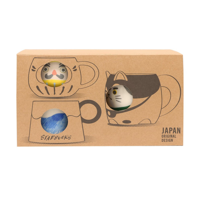 Starbucks Japan - Japan Daruma, Mt. Fuji & Koma Inu Mugs Set
