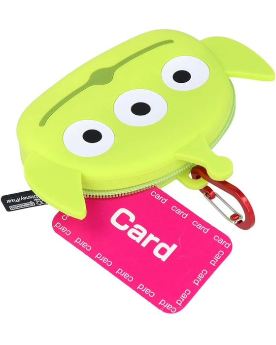 Japan Sunstar Stationary - Toy Story Alien Silicone Pouch with Carabiner