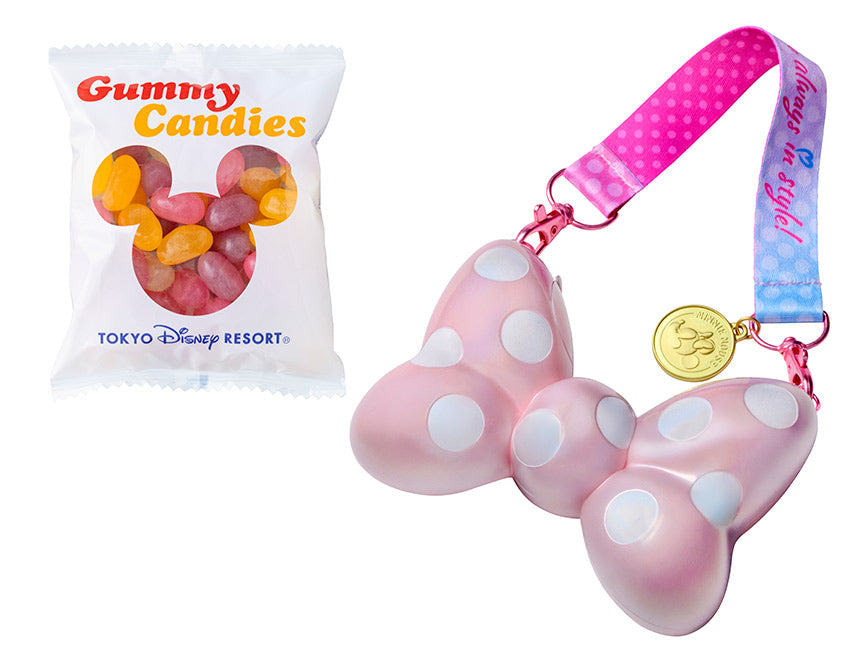 TDR - Minnie Mouse Funderland 2026 Collection x Minnie's Ribbon Shaped Candy/Snack Bucket (Release Date: Jan 13, 2026)