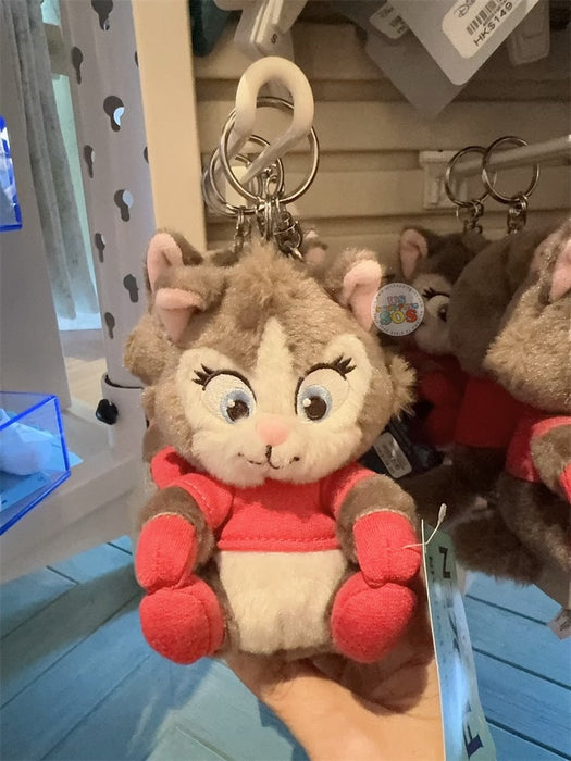 HKDL - World of Frozen 1st Anniversary x Kitten With Red Scarf Plush Keychain