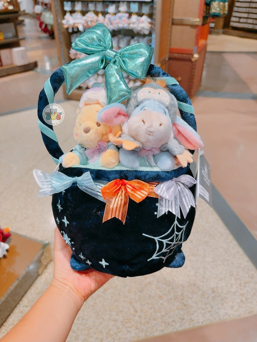 SHDL - 2025 Winnie the Pooh & Friends Halloween Collection x Winnie the Pooh & Eeyore "Light Up" Plushy Basket (Release Date: Sept 15, 2025)
