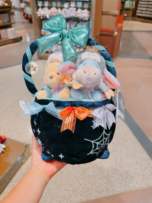 SHDL - 2025 Winnie the Pooh & Friends Halloween Collection x Winnie the Pooh & Eeyore "Light Up" Plushy Basket (Release Date: Sept 15, 2025)