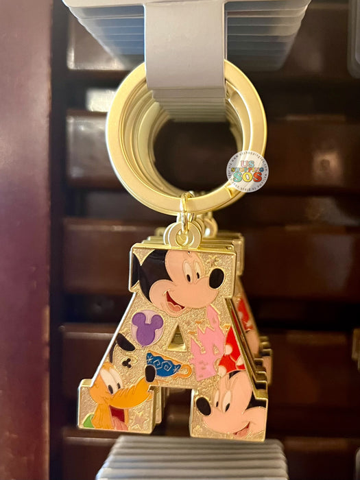DLR/WDW - Mickey & Friends Alphabet Keychain