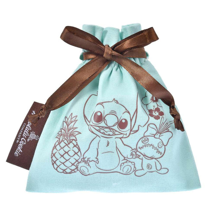 JDS - [Honolulu Cookie Company] 2026 Stitch & Scrump Pineapple Cookie with Drawstring