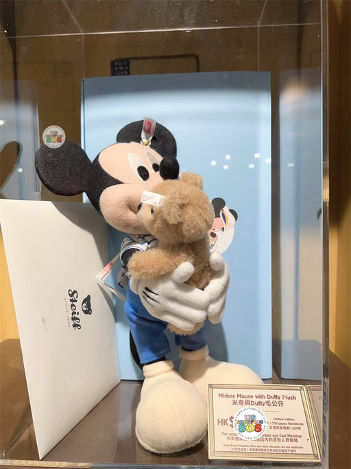 HKDL - Steiff Mickey Mouse with Duffy Plush Toy (Limited Edition of 1550 Worldwide)
