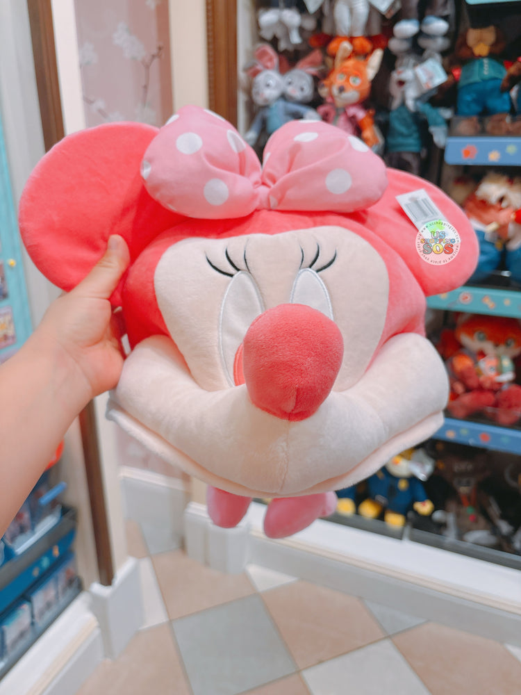 SHDL  - Big Head Plush Hat - Minnie Mouse (Color: Pink)