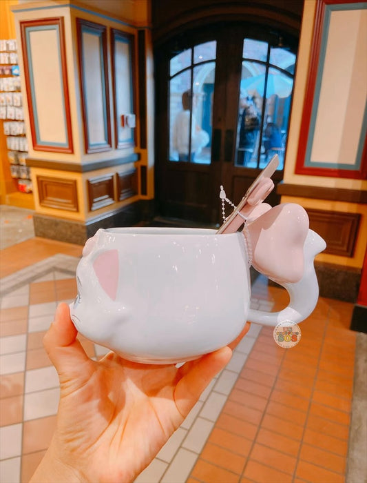 SHDL - Disney Cats "Paw Paw" Party x Marie Mug & Spoon Set
