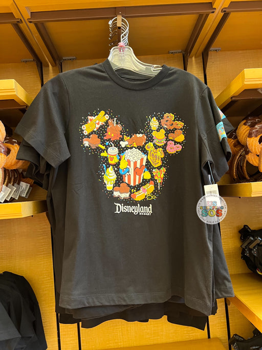 DLR - Disney Eats Snacks - Snack Mickey Icon “Disneyland Resort” Black Graphic Shirt (Adult)